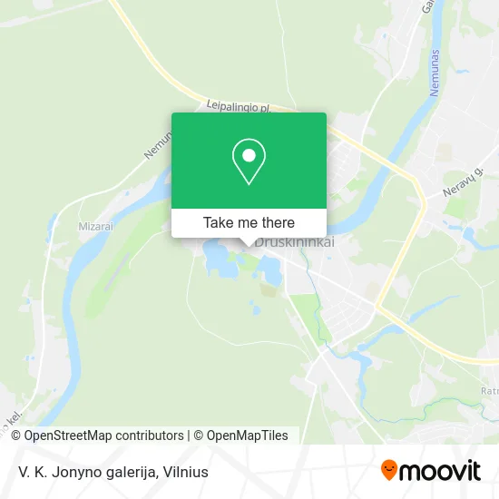 Карта V. K. Jonyno galerija