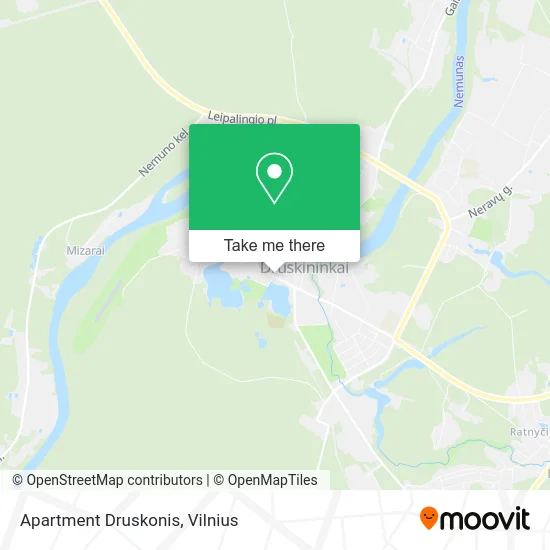 Карта Apartment Druskonis