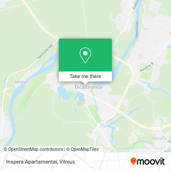 Карта Inspera Apartamentai