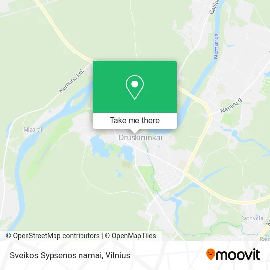 Карта Sveikos Sypsenos namai