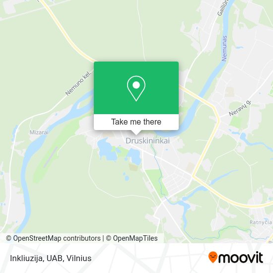 Карта Inkliuzija, UAB