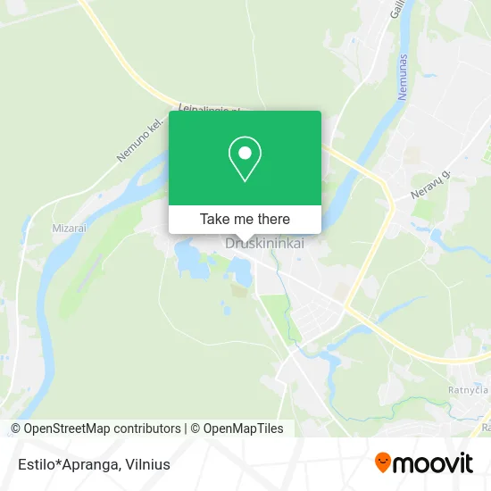 Карта Estilo*Apranga