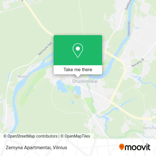 Карта Zemyna Apartmentai