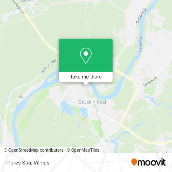 Карта Flores Spa