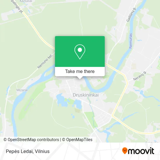 Карта Pepės Ledai