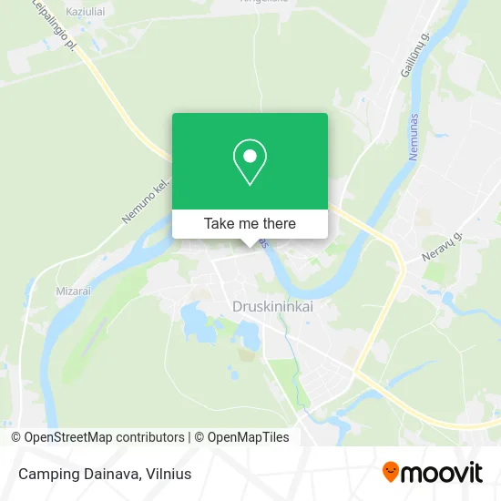Карта Camping Dainava
