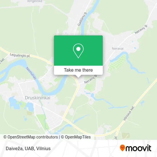 Карта Daiveža, UAB