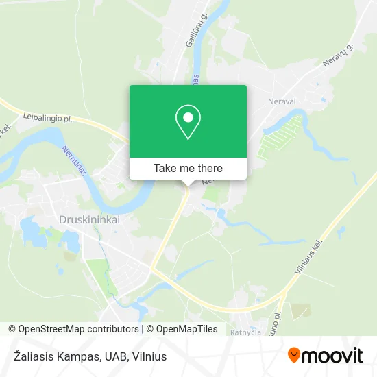 Карта Žaliasis Kampas, UAB