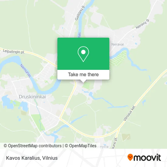 Kavos Karalius map