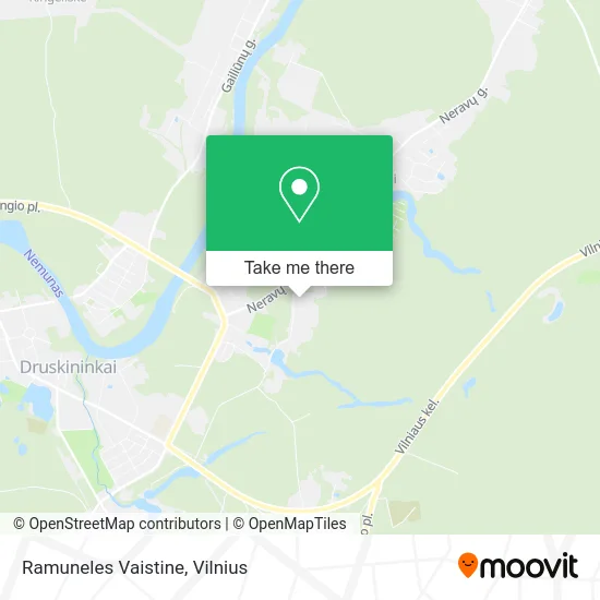 Карта Ramuneles Vaistine