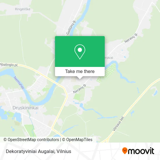 Карта Dekoratyviniai Augalai