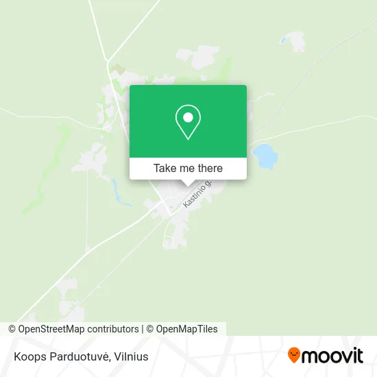 Карта Koops Parduotuvė