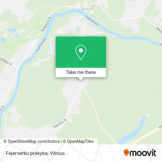 Карта Fejerverku prekyba