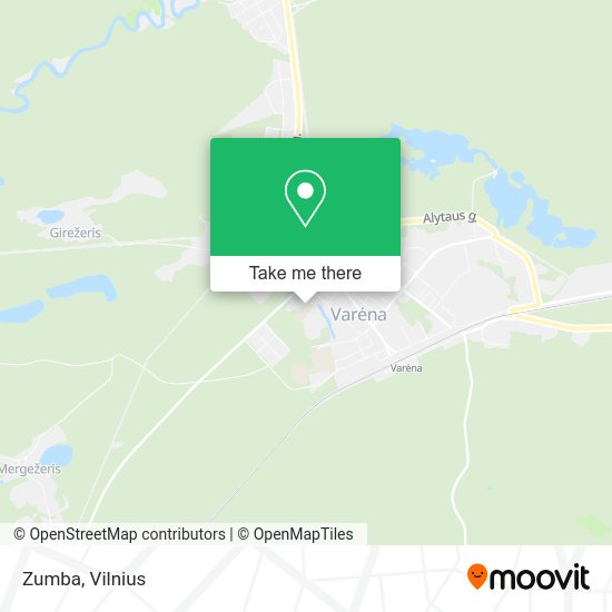 Карта Zumba