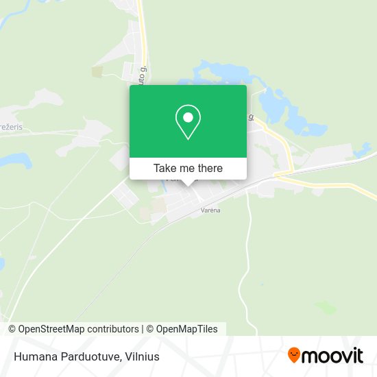 Карта Humana Parduotuve