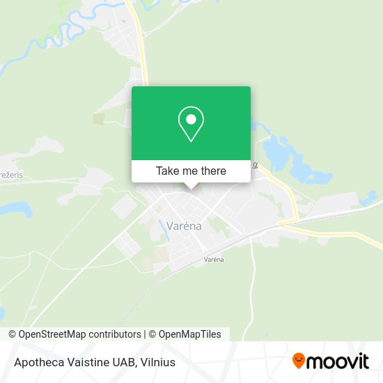 Карта Apotheca Vaistine UAB