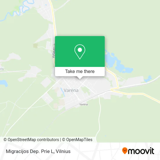 Карта Migracijos Dep. Prie L