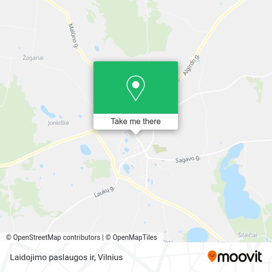 Карта Laidojimo paslaugos ir