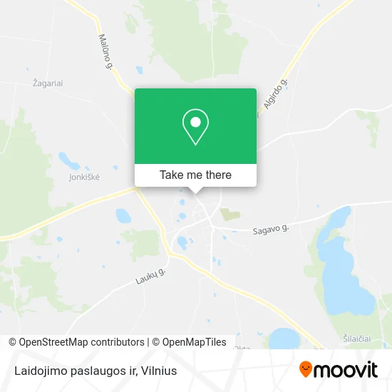 Карта Laidojimo paslaugos ir