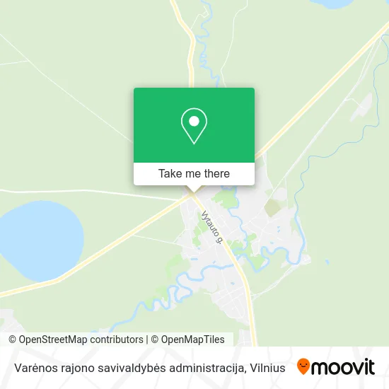 Карта Varėnos rajono savivaldybės administracija
