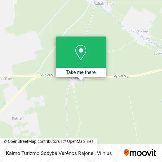 Карта Kaimo Turizmo Sodyba Varėnos Rajone.