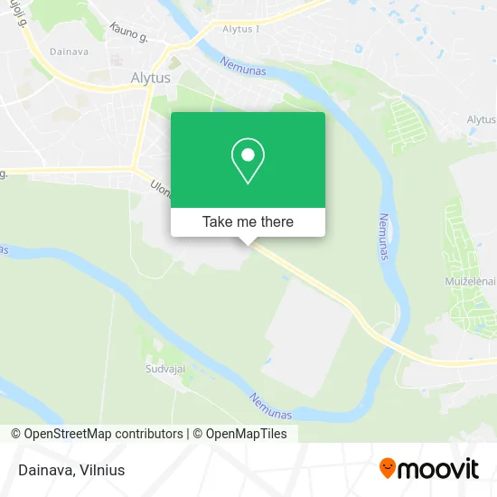 Карта Dainava