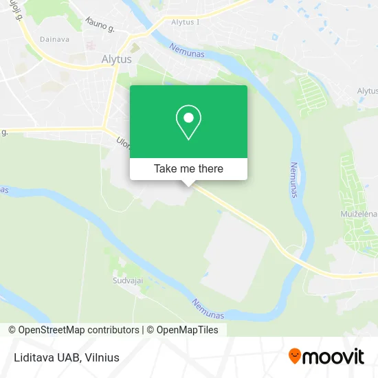 Карта Liditava UAB