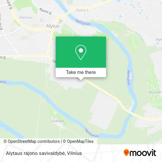 Карта Alytaus rajono savivaldybė