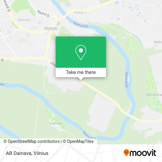 Карта AB Dainava