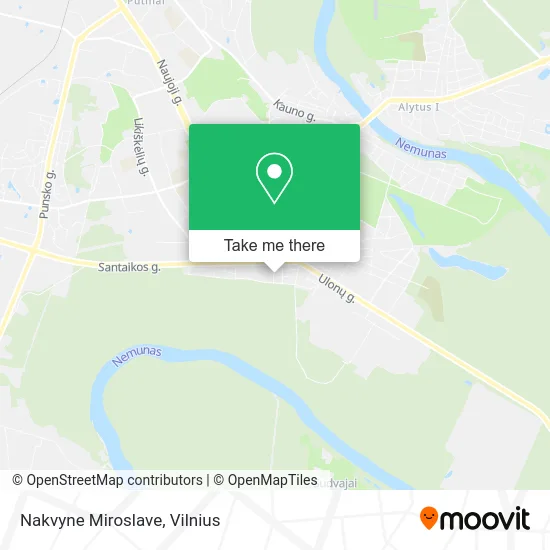 Карта Nakvyne Miroslave