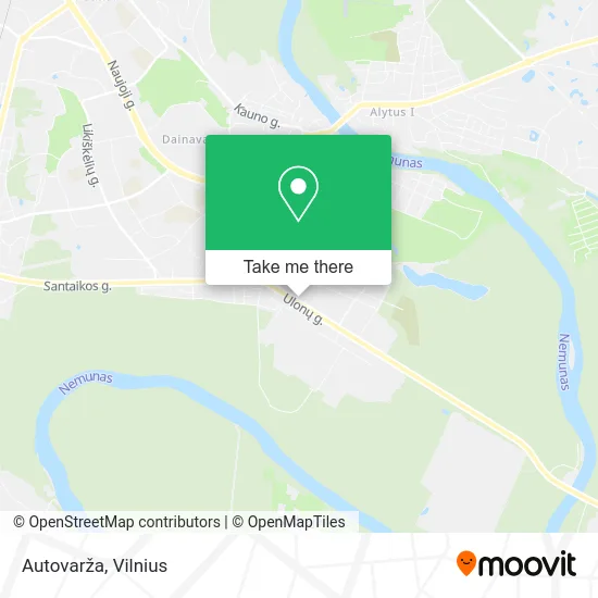 Карта Autovarža