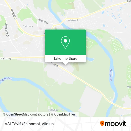Карта VŠĮ Tėviškės namai