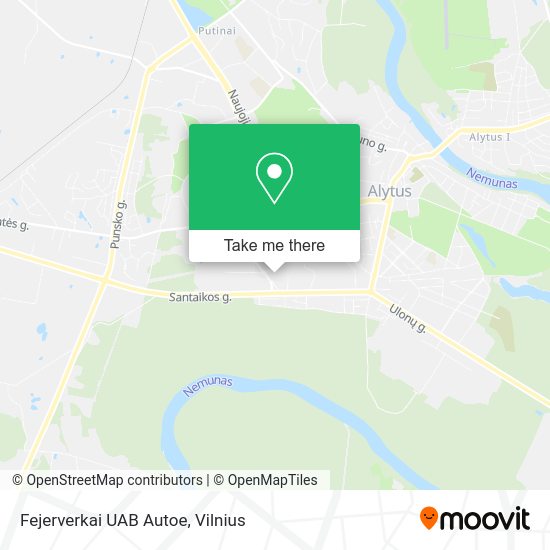 Карта Fejerverkai UAB Autoe