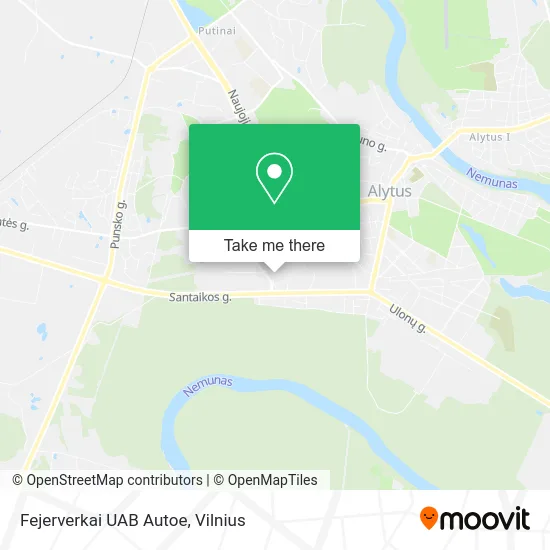 Карта Fejerverkai UAB Autoe