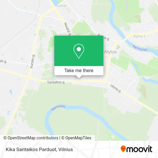 Карта Kika Santaikos Parduot