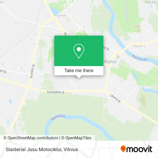 Карта Slaideriai Jusu Motociklui