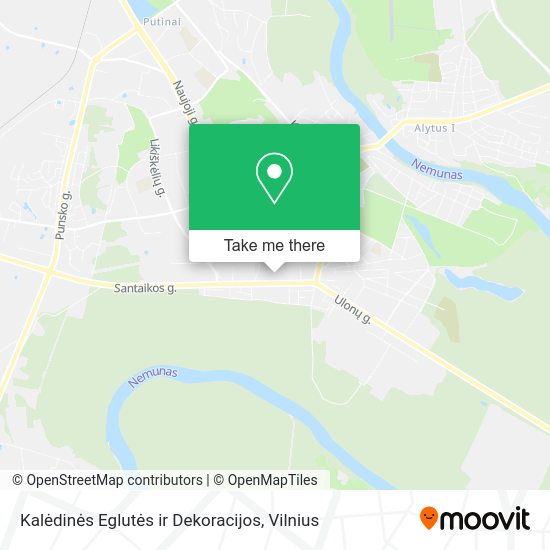 Карта Kalėdinės Eglutės ir Dekoracijos