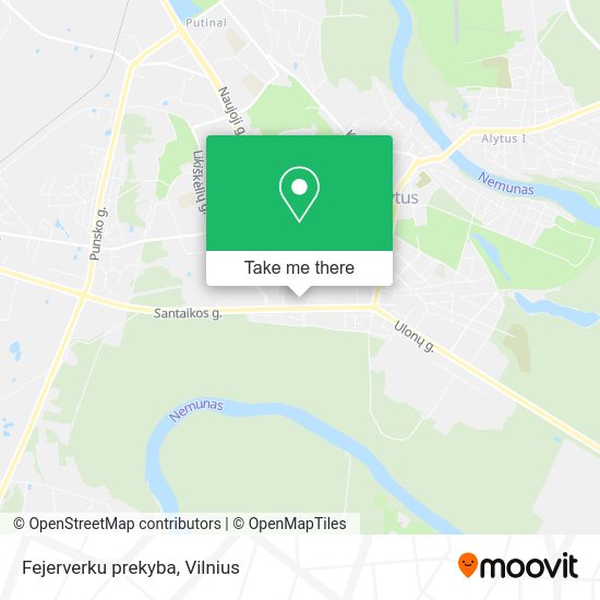 Карта Fejerverku prekyba
