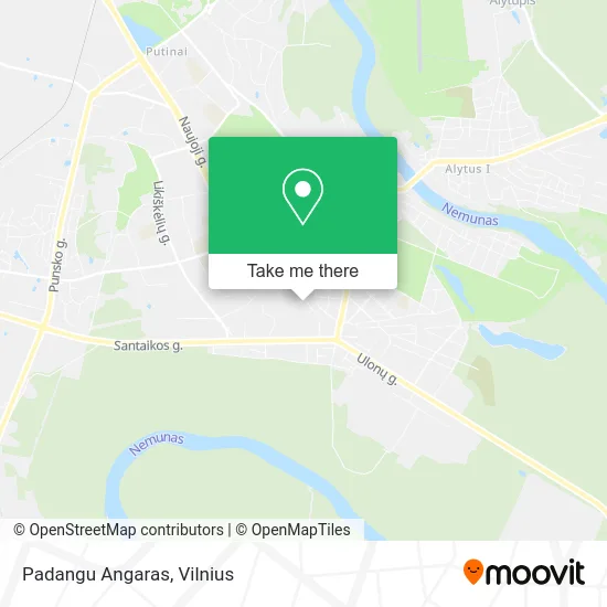 Карта Padangu Angaras