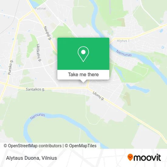 Карта Alytaus Duona