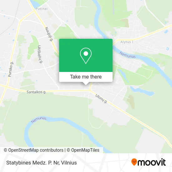 Карта Statybines Medz. P. Nr