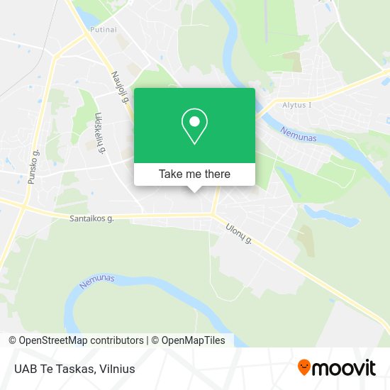 Карта UAB Te Taskas