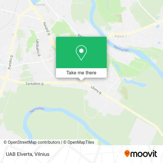 Карта UAB Elverta