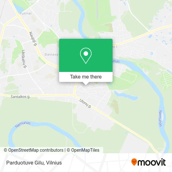 Карта Parduotuve Gilu