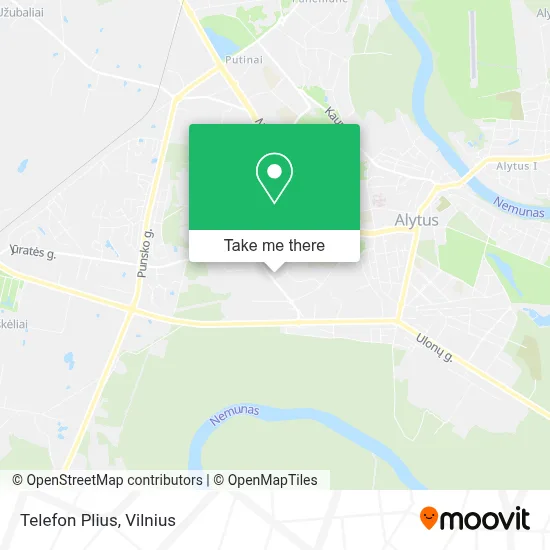 Telefon Plius map