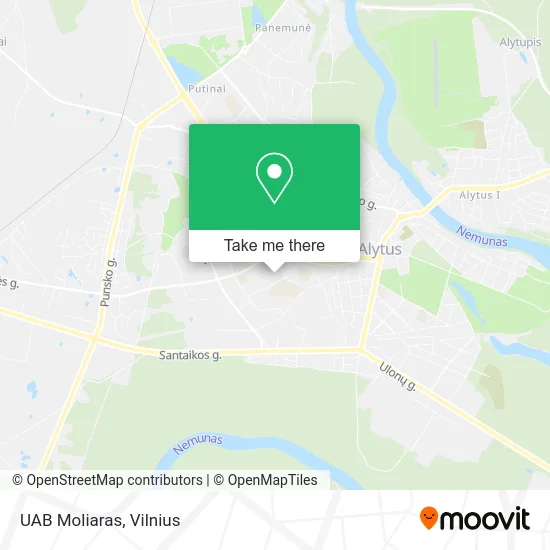 Карта UAB Moliaras