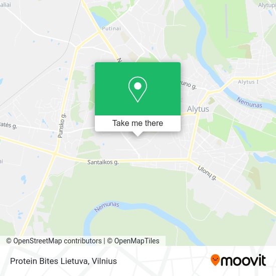 Карта Protein Bites Lietuva