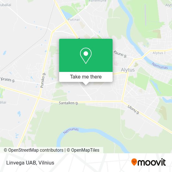 Карта Linvega UAB