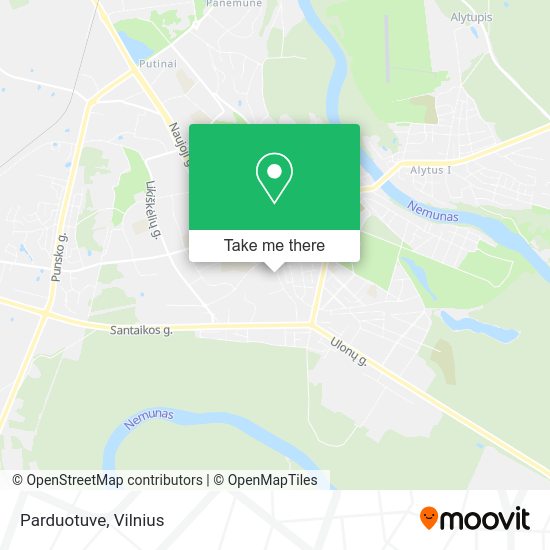 Карта Parduotuve
