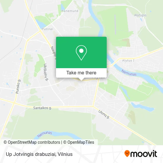 Карта Up Jotvingis drabuziai